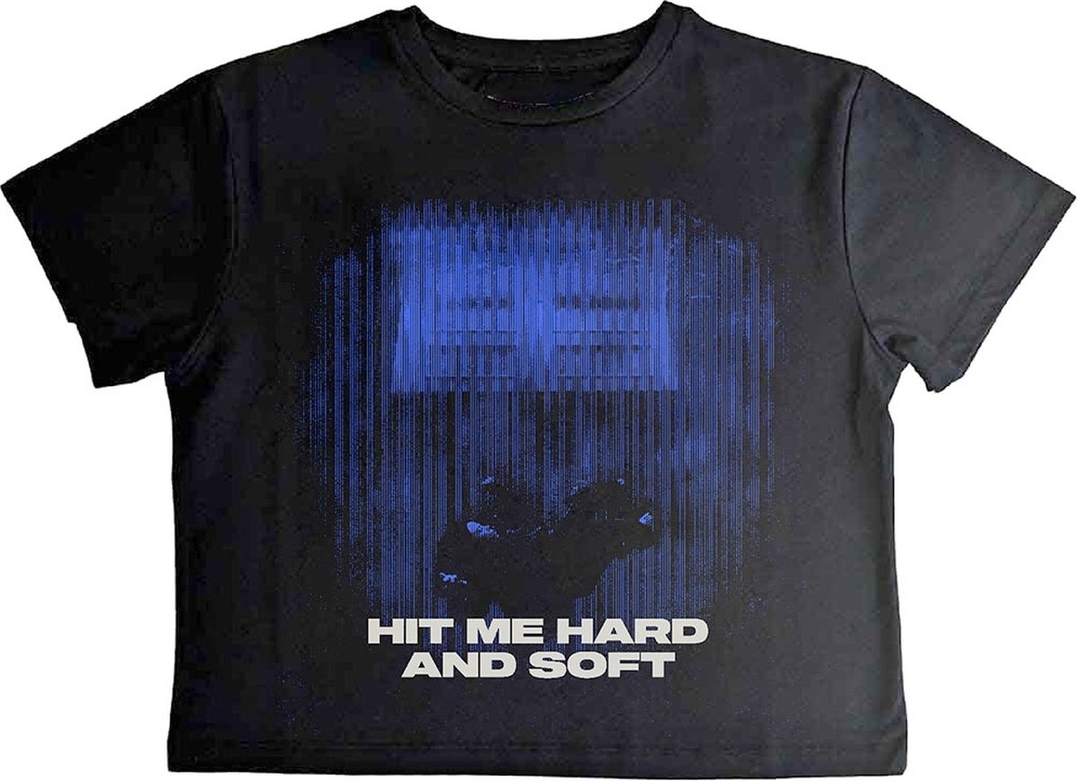 Billie Eilish - HMHAS Blue Lines Crop top - 2XL - Zwart