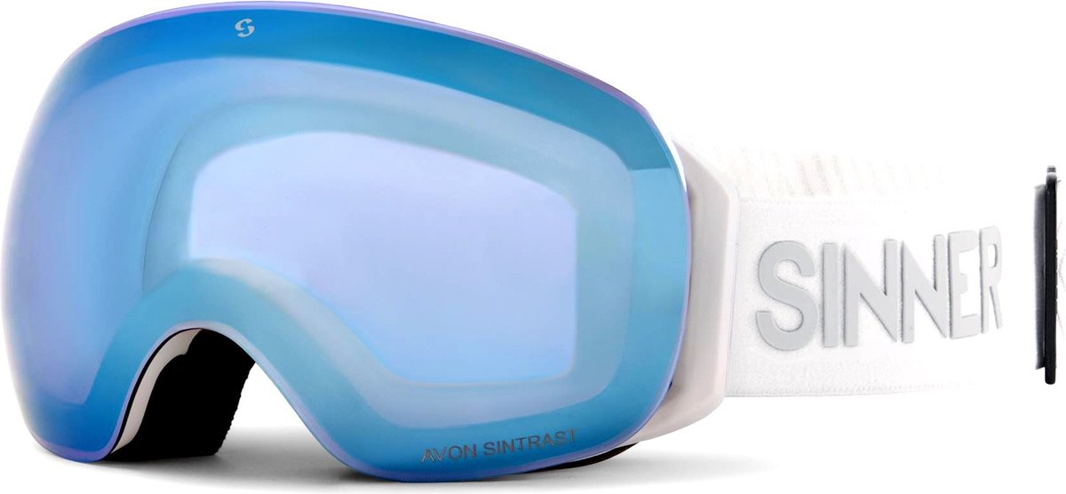 Sinner AVON skibril - Wit - Incl 2 lenzen - Sintrast® Lens