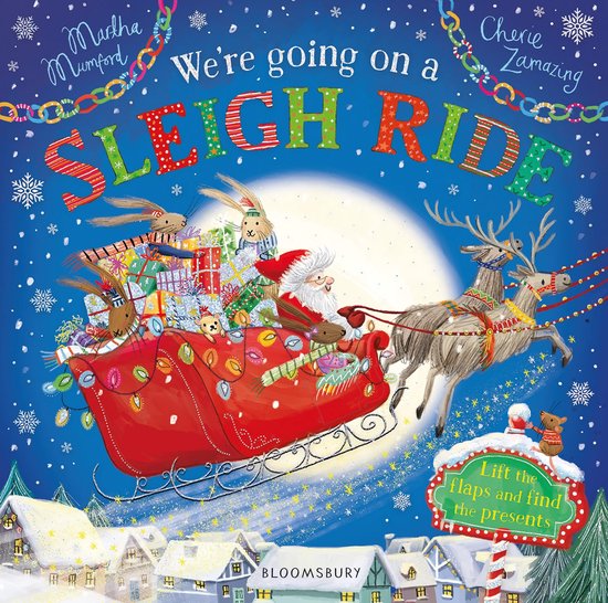 The Bunnies of Hoppity Hill- We're Going on a Sleigh Ride - cover