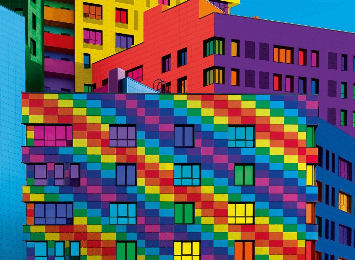 Clementoni Puzzel Colorboom Collection Vierkanten 500 Stukjes