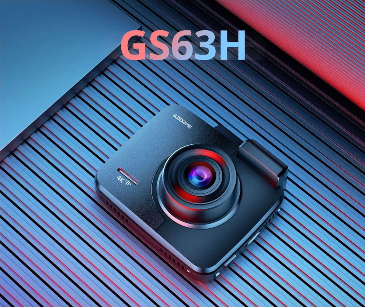 AZDome GS63H Pro 1CH 4K-dashcam met gps thumbnail 2