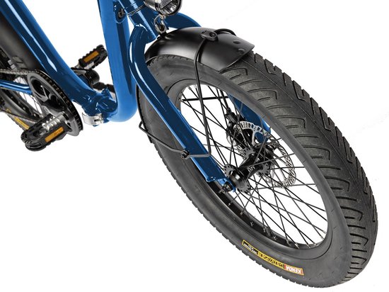 Carratt Bari vouw-ebike 10.4Ah 7sp 20x3 inch Dark Blue van Carratt — afbeelding 4