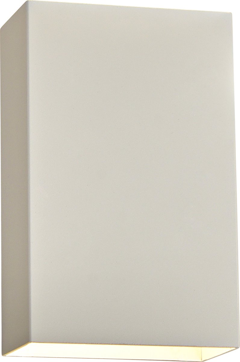 Olucia - PERRY - Wandlamp - Wit - Vorm: Rechthoek