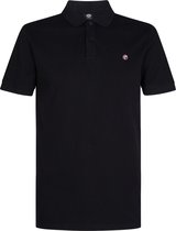 Petrol Industries Heren Polo Shirt - Korte Mouw - Katoen - Herenkleding - Zwart - Maat S