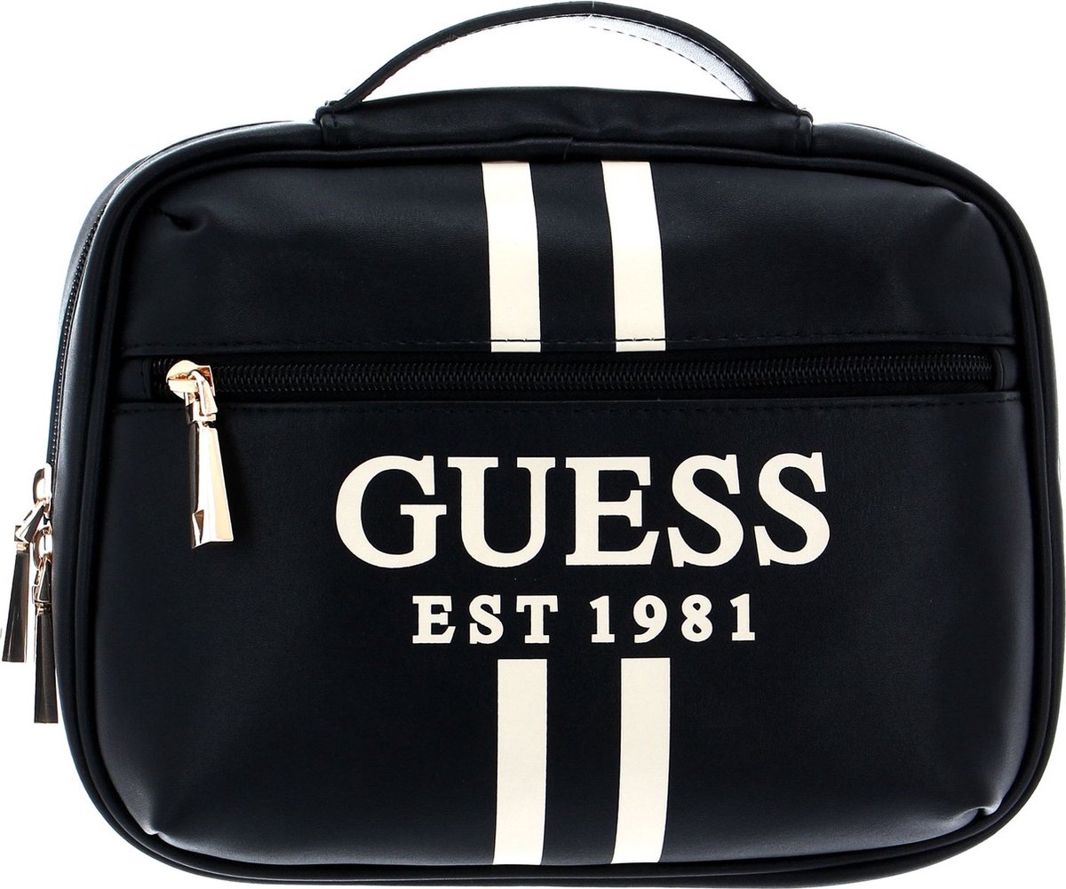 GUESS Cosmetische tas Mildred Weekend Bag Black Zwart