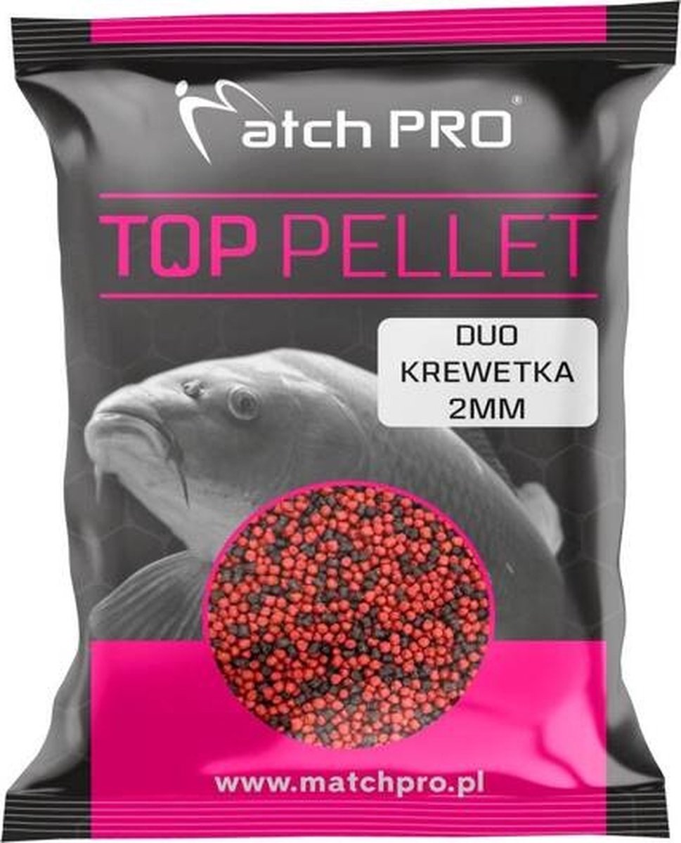 MatchPro Top Pellet Duo 2mm – 700g – Method & Feeder Pellets - Smaak : Duo Rivierkreeft