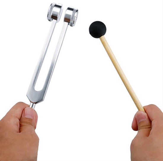 CHPN - Stemvork mid ohm 136.1Hz - Stem vork - Balanceren van het je Chakra - Inclusief handig zakje - Diapason van Merkloos — afbeelding 2