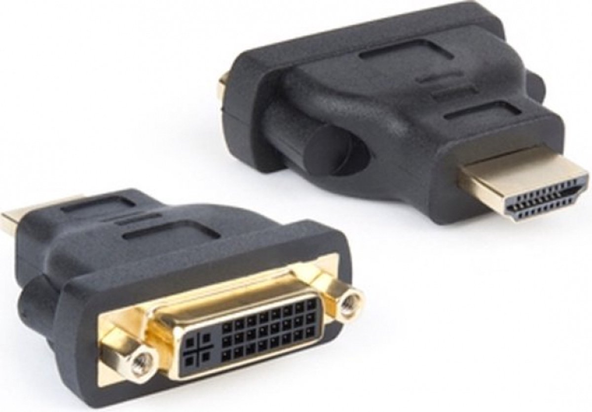 Hamlet XVAHDM-DV tussenstuk voor kabels HDMI DVI Zwart