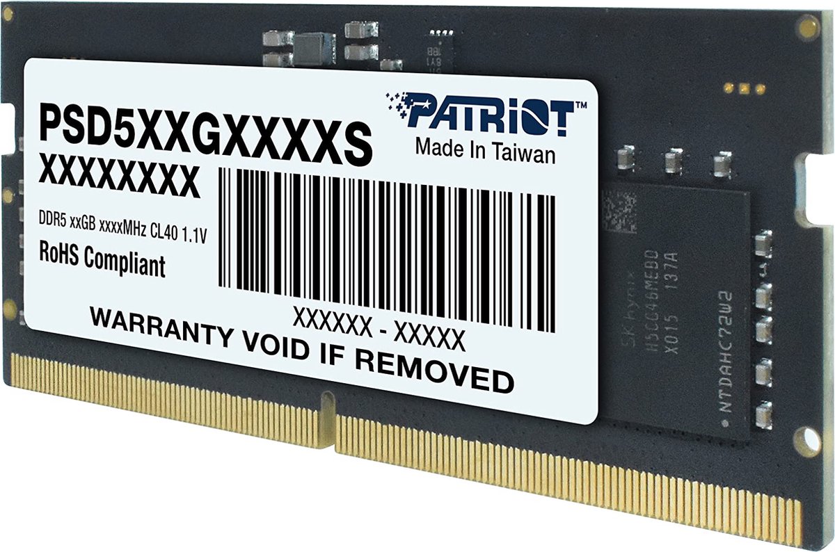 Patriot Memory Signature Psd58G480041S Geheugenmodule 8 Gb 1 X 8 Gb Ddr5 4800 - afbeelding 3