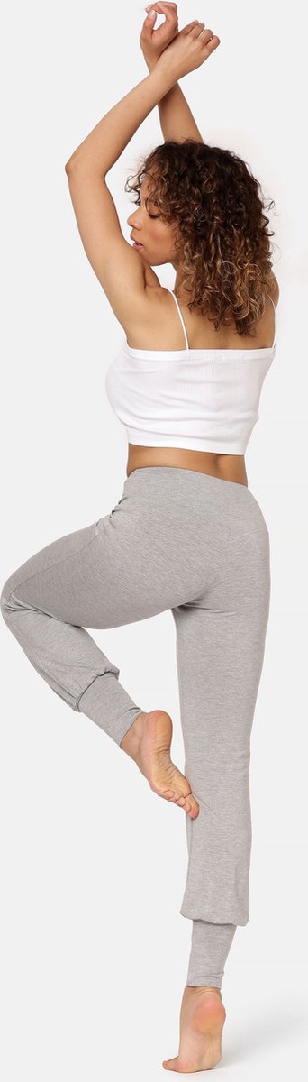 Bellivalini Dames Yogabroek - Sportbroek - Vrijetijdsbroek - Lang - Viscose - Sport - BLV-BLV50-278-YP - Melange - 3XL van Bellivalini — afbeelding 3