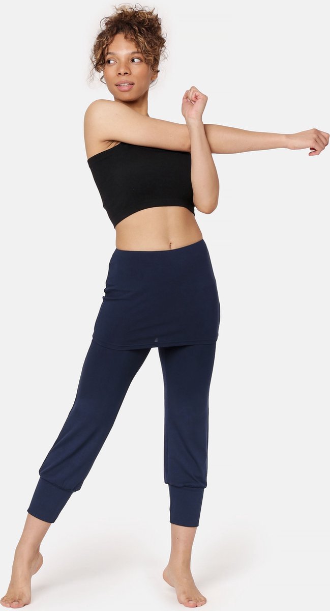Bellivalini Dames Yogabroek - Sport - Vrijetijdsbroek - Lang - Viscose - Sportbroek - BLV-BLV50-276-YPS - Donkerblauw - XS van Bellivalini — afbeelding 5