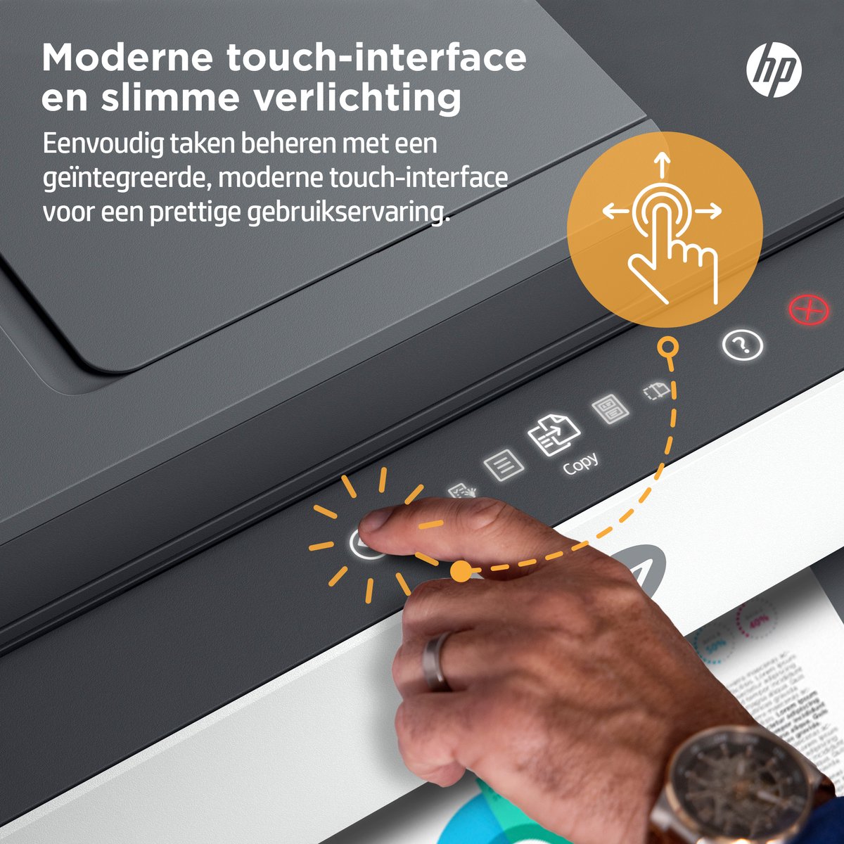 HP Smart Tank 7605 - All-in-One Printer - Inclusief tot 3 jaar inkt - Grijs — afbeelding 2
