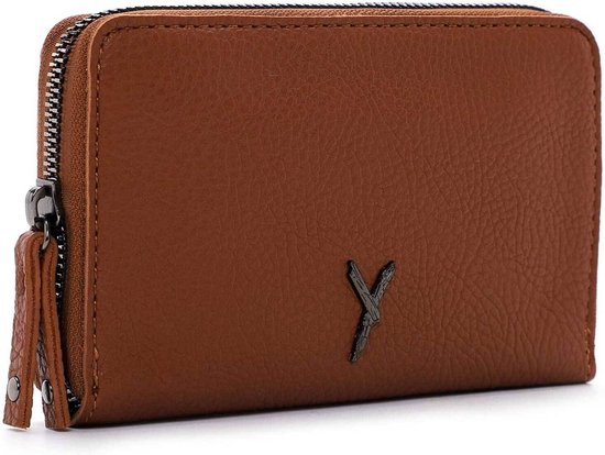 SURI FREY Porte-monnaie Gitty Zip Around Wallet Darkcognac Brun