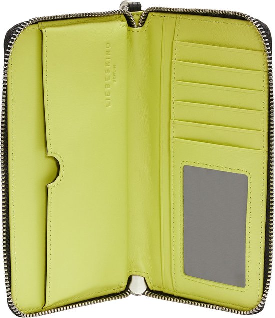 LIEBESKIND BERLIN Leren Kaarthoes Mara Kodiaq Sheep Arcie Wallet Coconut Crème