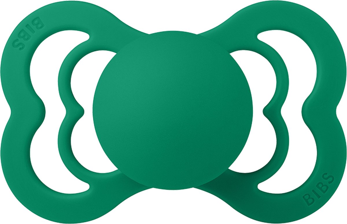 Goedkoopste BIBS fopspeen Supreme Latex Maat 1 (0-6maanden) - 1 stuk Evergreen