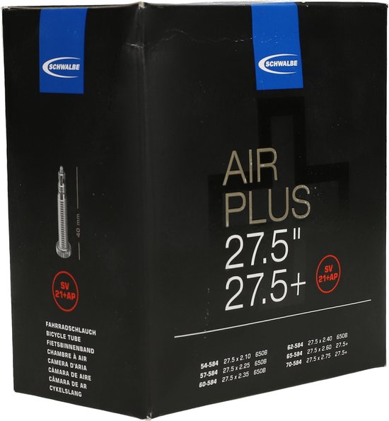 Schwalbe Binnenband 21+ap 27.5 X 2.10/2.75 (54/70-584) Fv 40 Mm van Schwalbe — afbeelding 4