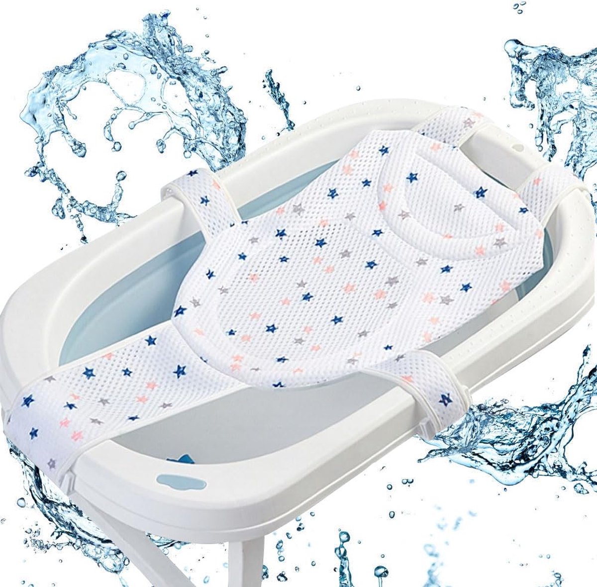Goedkoopste Inovra ® Ergonomische Badsteun voor Baby's met Verstelbaar Design en Ademende Mesh Stof