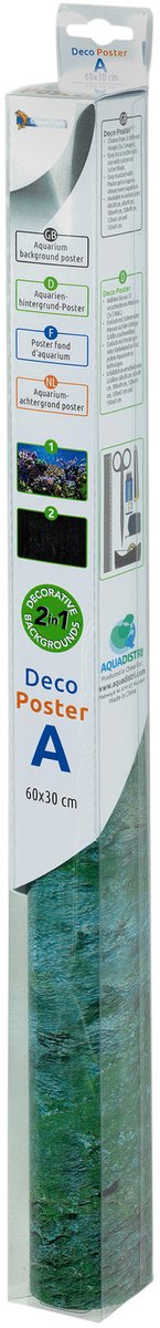 Superfish Deco Poster - Aquarium - Ornament - 60x30 cm Aquascape Plant
