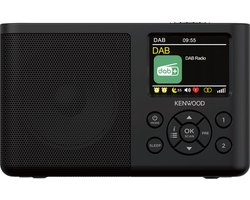 Kenwood CR-M33DAB DAB+ Radio - Interne accu - Zwart