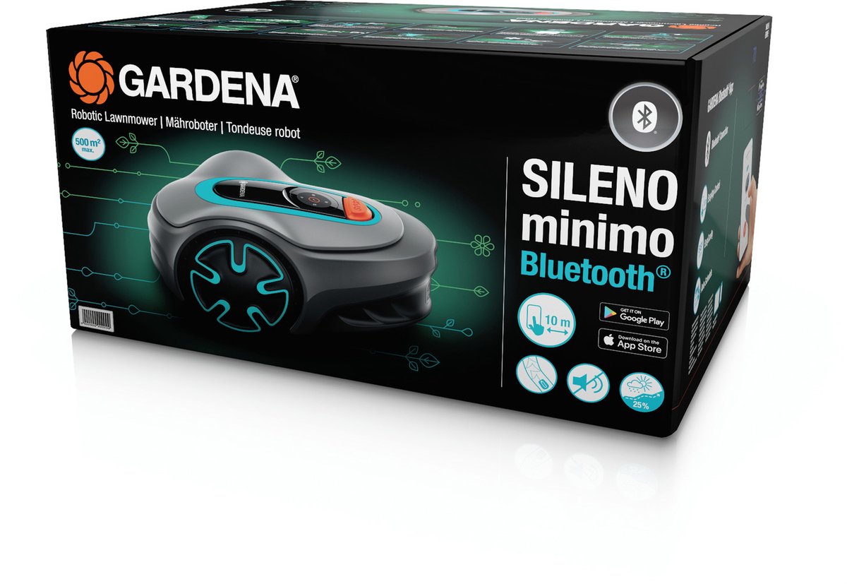 GARDENA SILENO Minimo 500 Robotmaaier voor Gazons tot 500 m² - afbeelding 3