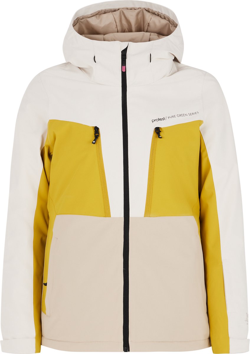 Protest Prtcalida – Skijas Dames – Waterafstotende afwerking – Winterjas – Waterkolom 10K Kitoffwhite