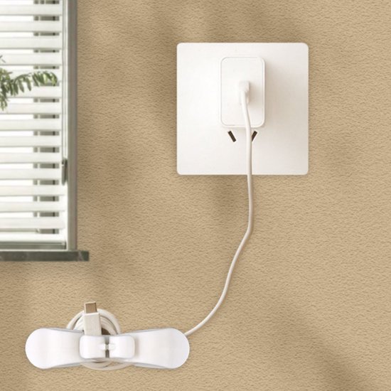 3 Stuks Kabelclips - Kabel Organizer voor het Beheren van Kabels 3 Stuks Kabelclips - Kabel Organizer voor het Beheren van Kabels