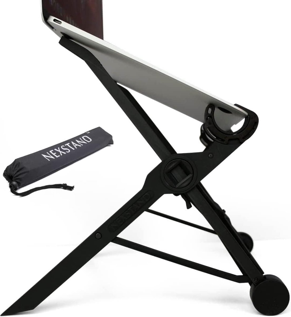 K2 Laptopstandaard - Ergonomisch, opvouwbaar, 8 niveaus - Geschikt voor 10-17" laptops