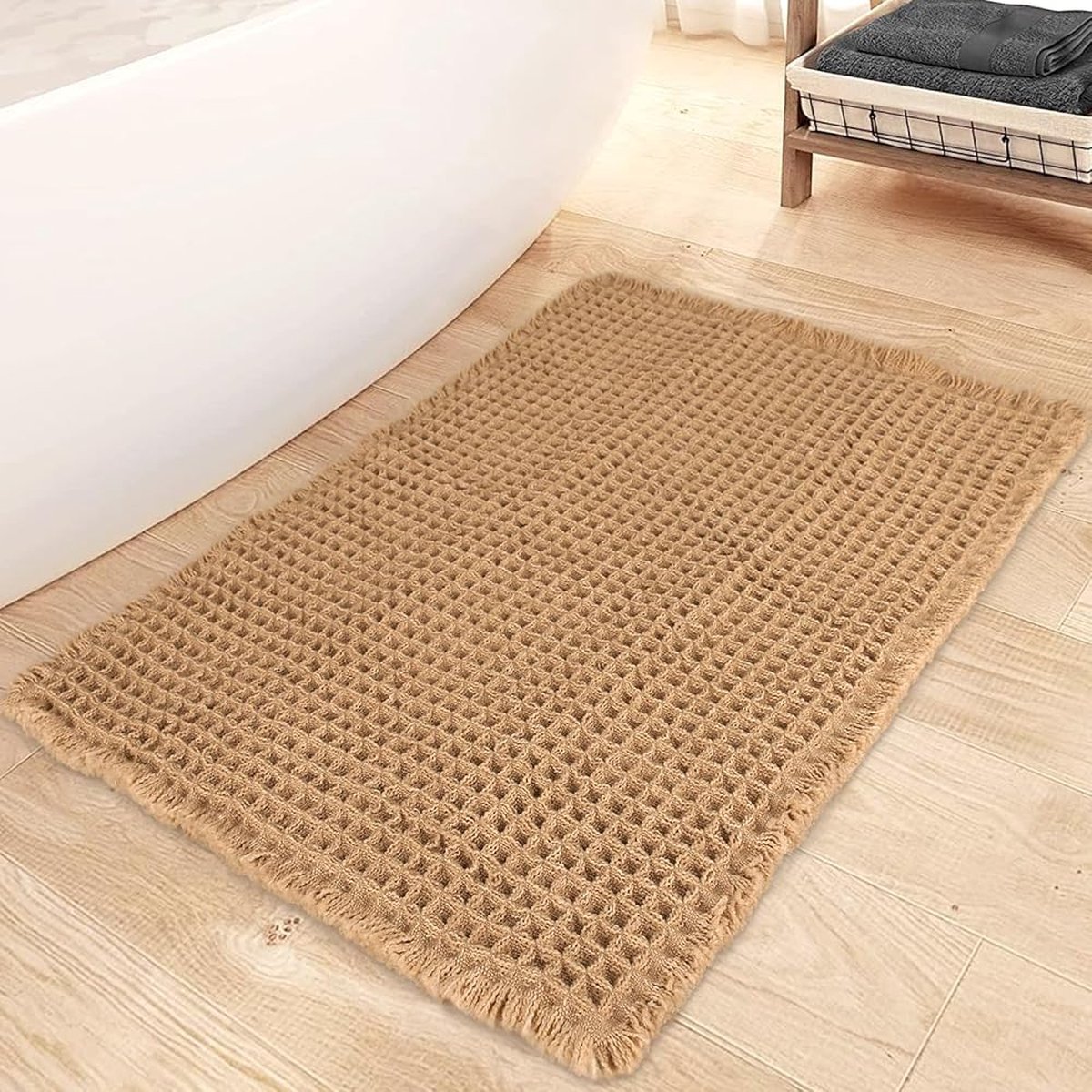 Super Absorberende Badmat - Antislip - 1 stuk - Grijs - 100% Microvezel - 60x90 cm