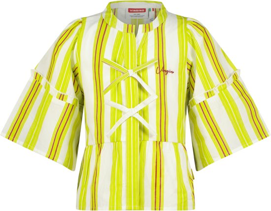 Robes Vingino Loretta Filles - Jaune - Taille 152