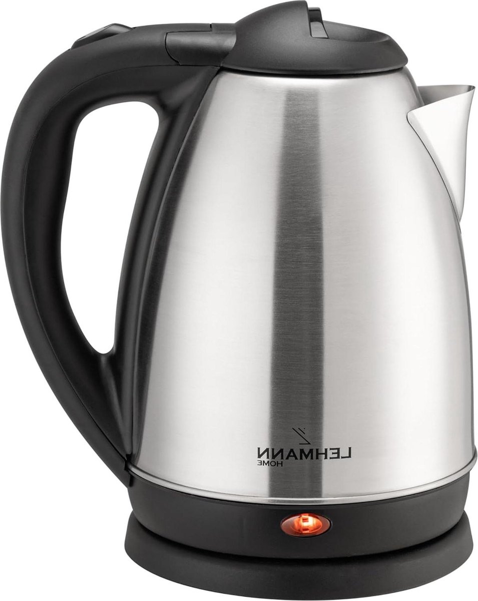Waterkoker roestvrij staal 18 l krachtige elektrische waterkoker 2200 W voor babyvoeding thee koffie automatische uitschakeling en oververhittingsbeveiliging BPA-vrij - ideaal voor thuisgebruik