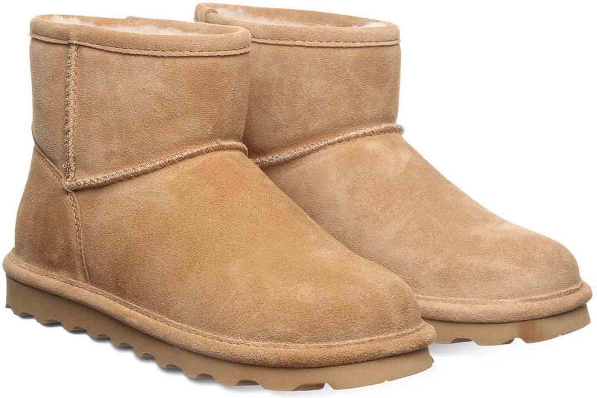 BEARPAW Alyssa Winterenkellaarzen voor dames Lamsvachtlaarzen 2130W Iced Coffee