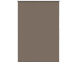 vidaXL - Rolgordijn - verduisterend - koffie - 100x150 - cm - stofbreedte - 95,7 - cm