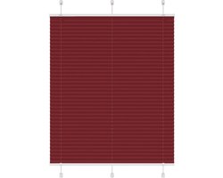 vidaXL - Plissé - rolgordijn - 110x150cm - stofbreedte - 109,4cm - bordeauxrood
