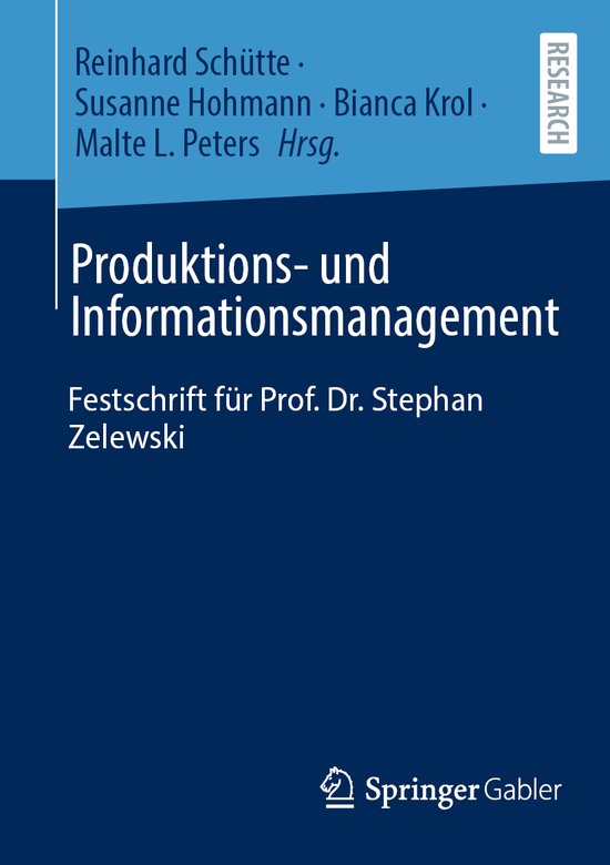 Produktions- und Informationsmanagement - cover
