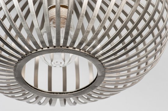 Lumidora Plafonnier 74111 - E27 - Acier Gris - Métal - 30 cm ⌀