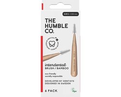 The Humble Co Interdental borstel 0.50 mm rood 6 - 6 stuks