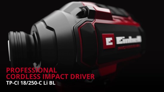 Visseuse à chocs sans fil professionnelle Einhell TP-CI 18/250-C Li BL Solo - Power X-Change - 18 V/Li-ion - 0 tr/min - Couple max. 250 Nm - Batterie et chargeur non inclus.