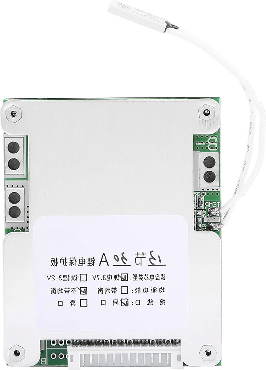 30A Bms 13S 48V Lithium Batterij Opladen Bescherming- Boord PCB .