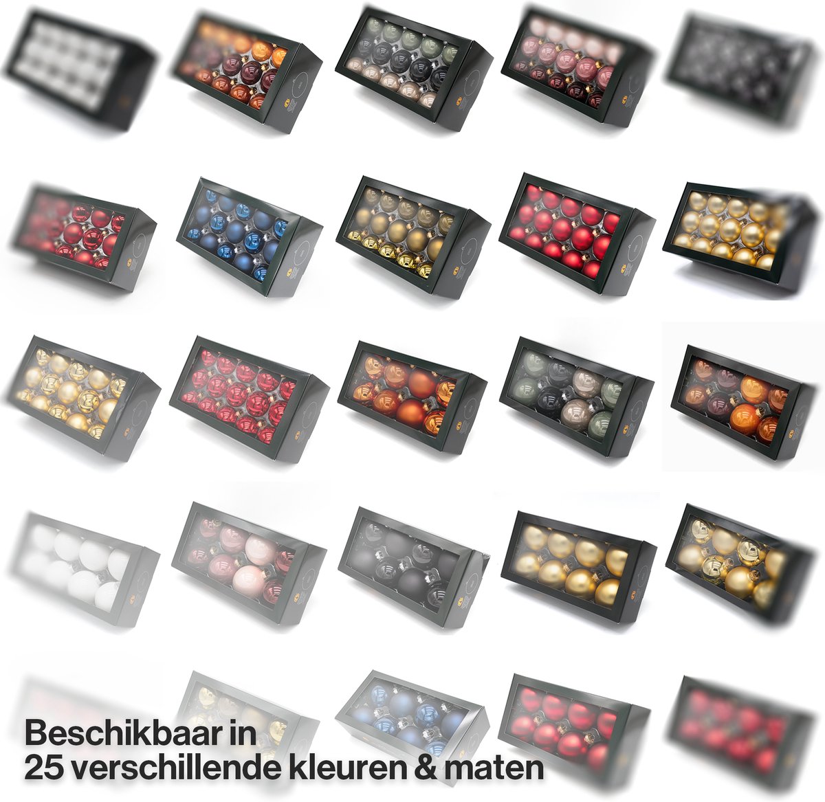 Muntel® Kerstballen - Glas - 30 Stuks - Mat - Goud - 57 mm – foto 3