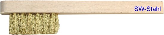 Brosse à bougie en laiton SW-Stahl 93900L de 140 mm de long