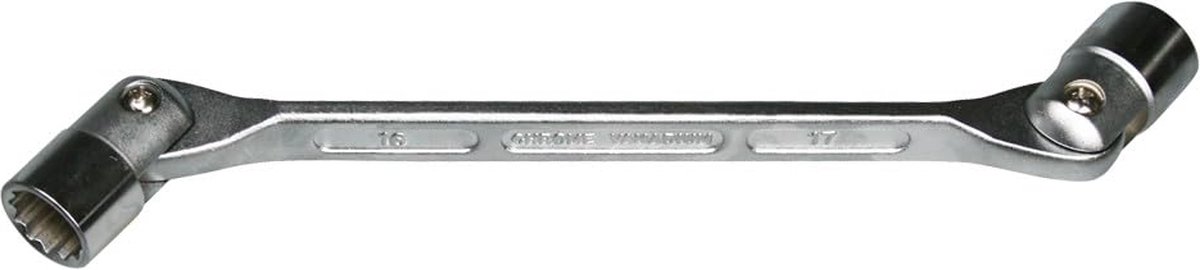 SW stalen dubbele scharniersleutel 16 x 17 mm, 00945L