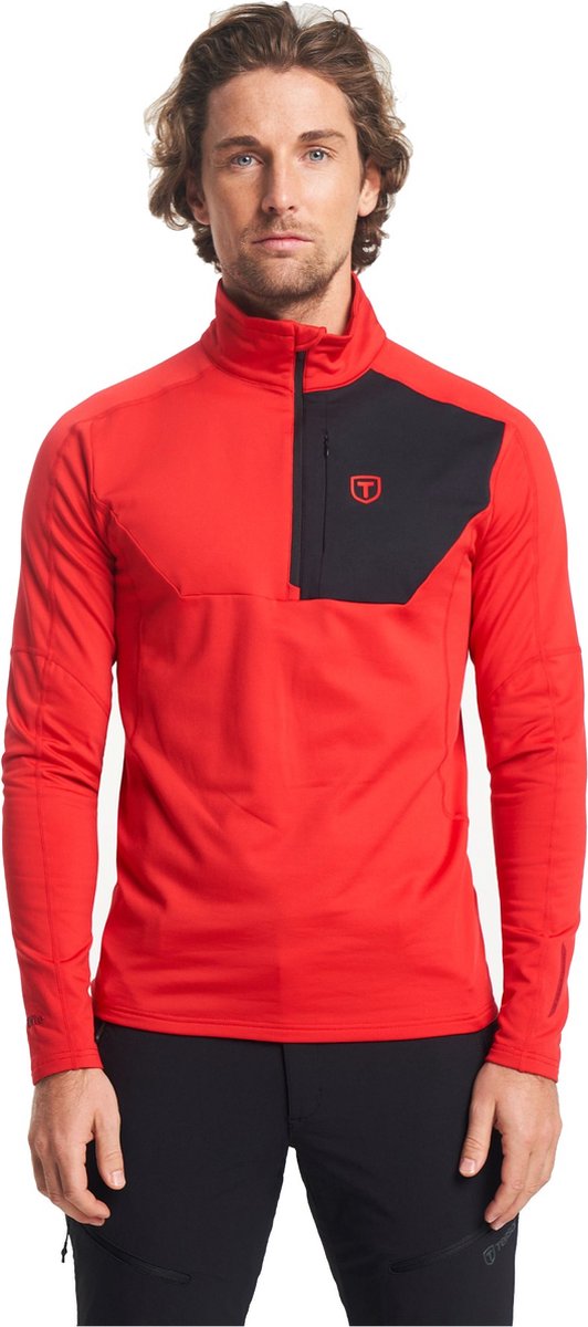 TENSON txlite half zip m Pully+r ski heren Oranje