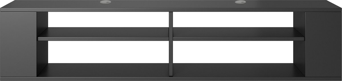 Selsey WALL - TV-meubel - 140 cm - Zwart