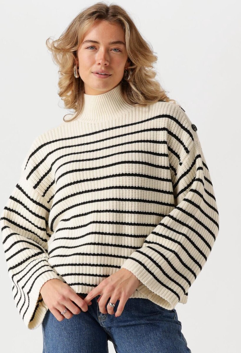 EDITED Imilia Jumper Truien & vesten Dames - Sweater - Hoodie - Vest- Zwart - Maat 34