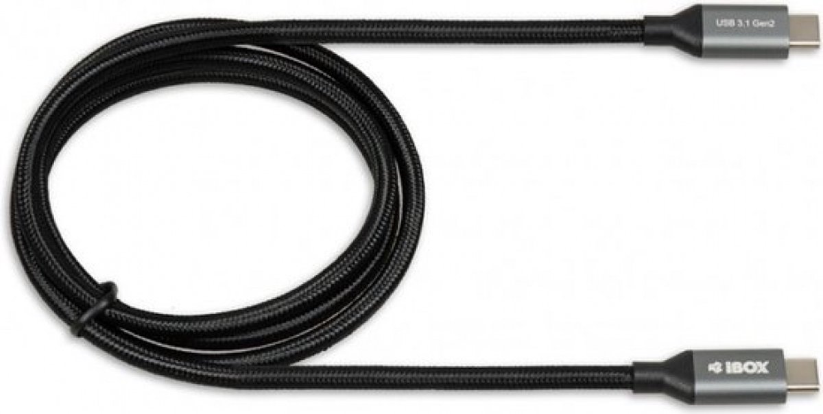 IKUMTC31G2 - 1 m - USB C - USB C - USB 3.2 Gen 2 (3.1 Gen 2) - Black