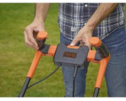 BLACK & DECKER Grasmaaier 42cm 1800W - Fiets met handvat BEMW481BH