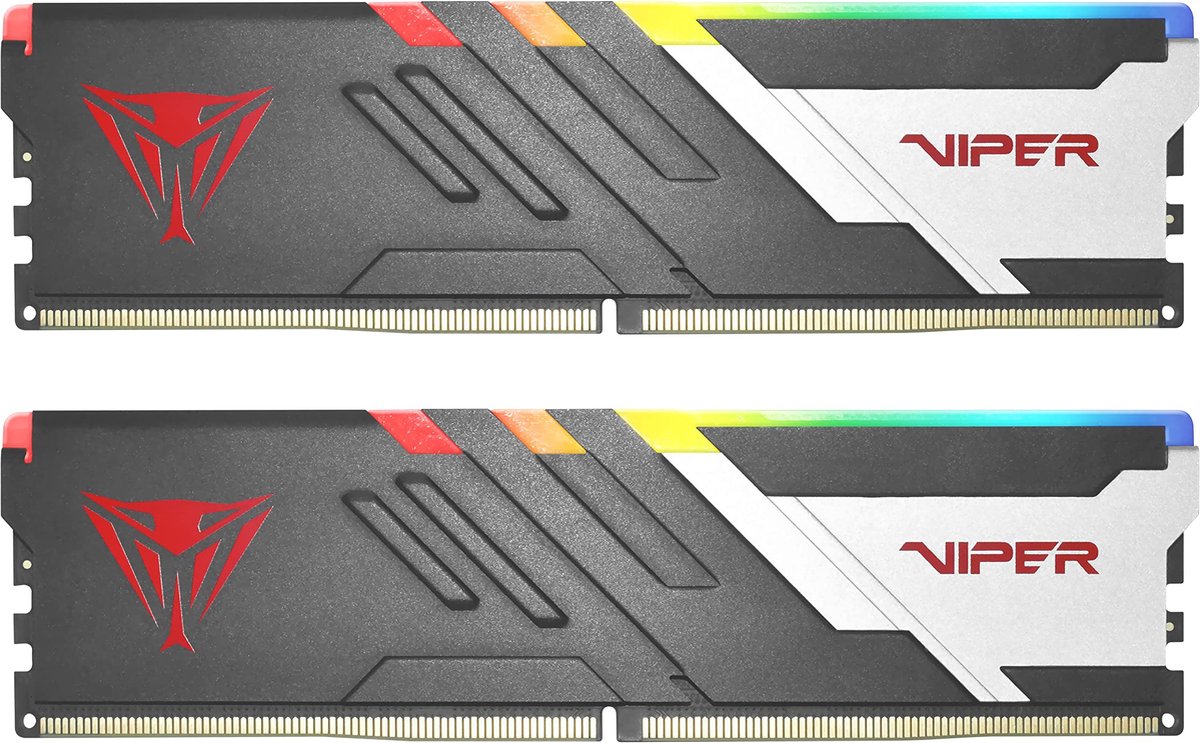 Patriot Memory Viper RGB PVVR532G560C36K geheugenmodule 32 GB 2 x 16 GB DDR5 5600 MHz ECC