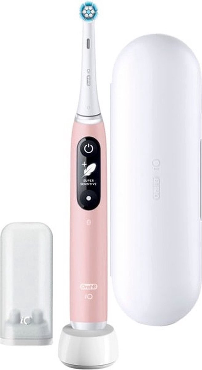 Afbeelding 2 van Oral-B iO 6N - Elektrische Tandenborstel - Sensitive Edition Pink Sand