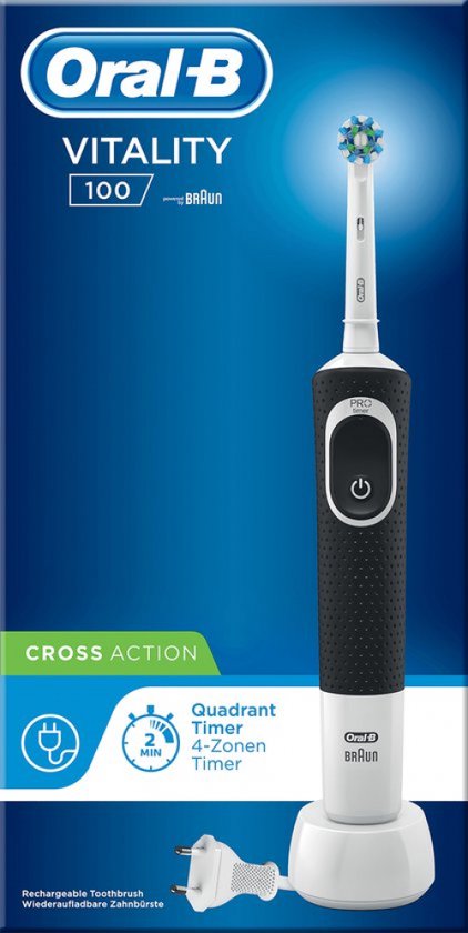 Oral-B Vitality 100 CrossAction Zwart - Elektrische Tandenborstel