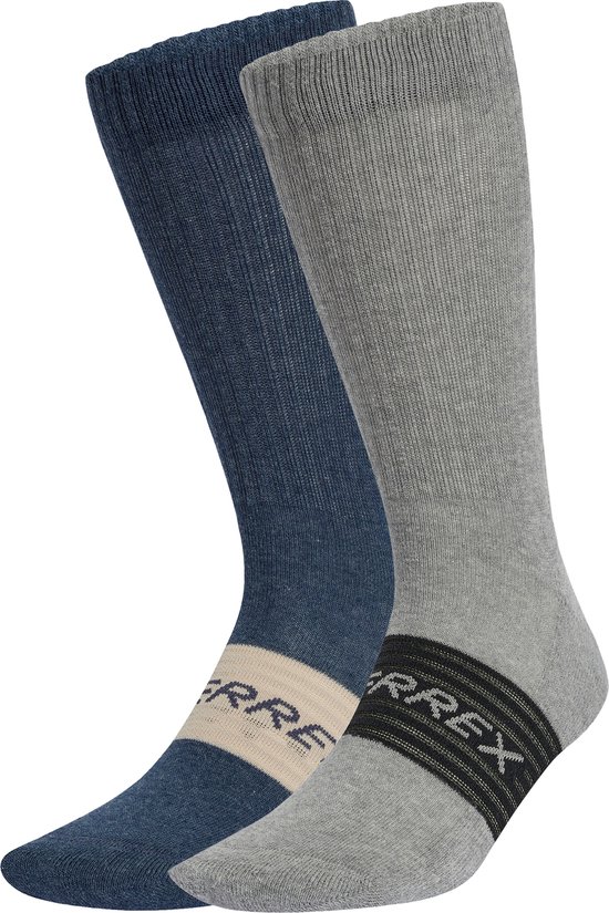 adidas TERREX Terrex Multi Sokken 2 Paar - Unisex - Blauw- 40-42